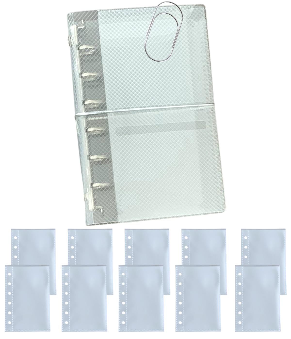 Amazon | Archtypes ミニ6 クリア バインダー ミニ6穴 m6 システム手帳